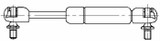 Molla a gas Stabilus estensione max 405mm 200 N adattabile al riferimento originale 000986292 - Stabilus