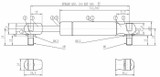 Molla a gas Stabilus estensione max 585mm 150 N adattabile al riferimento originale CNH 1-99-976-065 - Stabilus