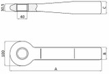 Occhione quadro 40 x 40 - Ama