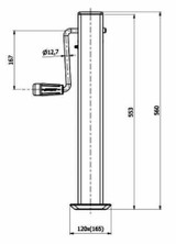Servotimone con manovella laterale Simol dg590 - Simol