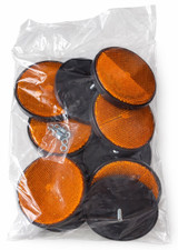 Catarifrangente con vite M5 arancione Ø 80mm - Ama