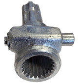 Riduzione per presa di forza con pulsante e proifilo esteno 1"3/8 con 6 scanalature profilo interno 1"3/8 Z21 e lunghezza 150mm - Ama