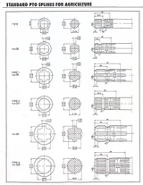 Riduzione per presa di forza 1"3/8 con 6 scanalature con pulsante - Ama
