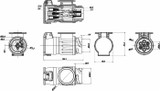Adattatore con spina 13 poli e presa 7 poli - Ama