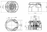 Presa 13 poli 12v - Ama