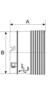 Estensione sfilabile Ø240 lunghezza 250 - Seat Plastic