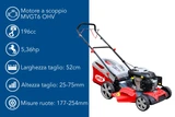 Rasaerba a trazione Ama NRT52X da 196cc funzioni 4in1 - Ama