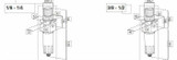 Filtro regolatore 1/4" - Ama