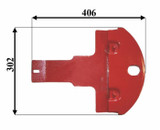 Pattino falciatrice rotativa adattabile Kuhn 56809300 - Ama