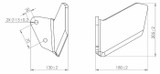 Aletta sx per ancora 60x25 adattabile Deltaflex - Ama