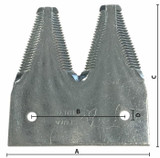 Sezione doppia per lama pomodori - Ama