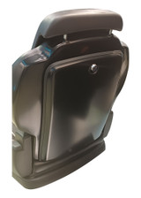 Sedile Komodo in sky nero con sospensione meccanica e microswitch - Seat Industries