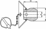 Cono guida seconda/terza cat. 64x72mm Ø 28mm - Ama