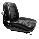 Sedile MUL in sky nero con sospensione meccanica integrata e microswitch - Seat Industries