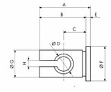 Barilotto con fondo aperto ø 8mm - Ama