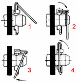 Spina a scatto con sicura ø10,5 - Ama