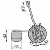 Indicatore livello carburante adattabile al riferimento originale Fiat 5136770 - Cobo
