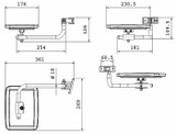 Specchio retrovisore sinistro - Ama