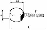 Filo acceleratore ø 1,6 x 2500 mm - Ama