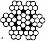 Fune trefoli in acciaio zincato ø5mm 49 fili - Ama