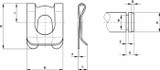 Molla per perno Ø 6mm L= 3,8mm - Ama