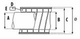 Guaina con tubetto 2,0x2,7x4,0x5,0 - Ama