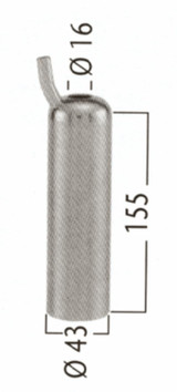 Guaina adattabile National 24x285 D=8,3 - Ama