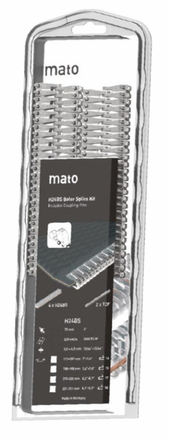 Graffe Mato H24BS per cinghie rotopressa larghezza 221-231mm - Mato