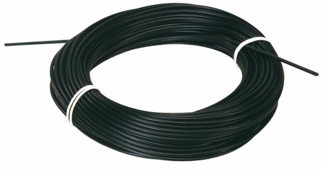 Guaina plastificata nera Ø 7mm - Ama