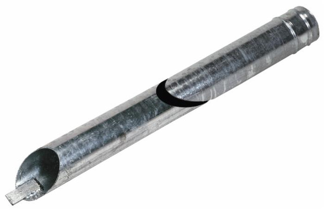 Tubo di aspirazione zincato Ama con portagomma lunghezza 2m e ø 150mm - Ama