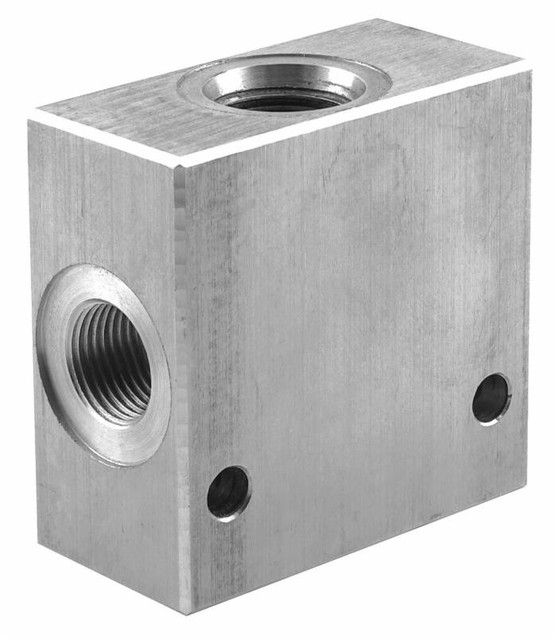 Corpo in alluminio per valvole elettriche a 3 vie cavità 3/4" - Ama Refluid