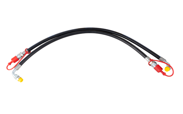 Kit tubi idraulici 3/8" 2SN per terzi punti con valvola di blocco - Ama Refluid