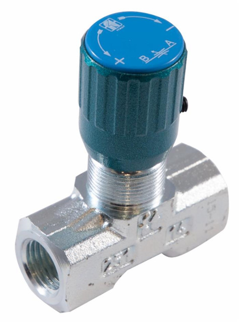 Regolatore di flusso bidirezionale da 3/8" in acciaio - Tognella