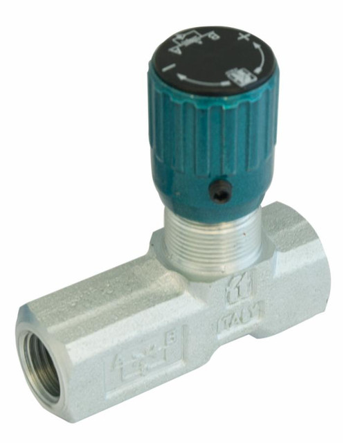 Regolatore di flusso unidirezionale da 1/4" in acciaio - Tognella