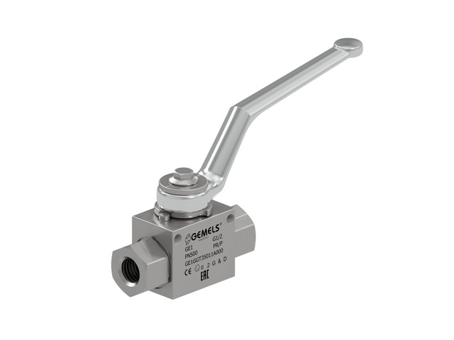 Rubinetto a sfera per valvole oleodinamiche a 2 vie filetto femmina 1/4” - Ama Refluid