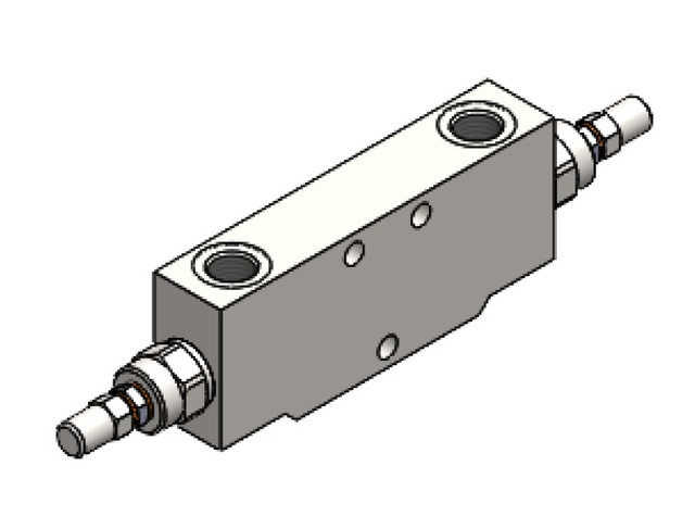 Valvola di blocco e controllo discesa doppio effetto 3/8" - Ama Refluid