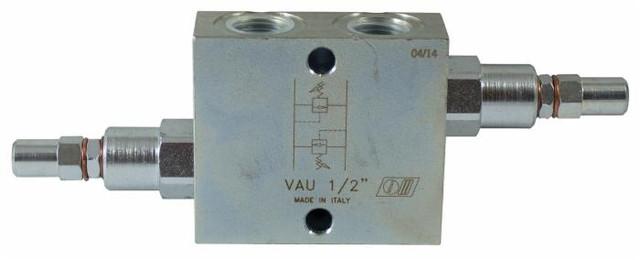 Valvola di massima pressione incrociata (antiurto) da 1/2” - Ama Refluid