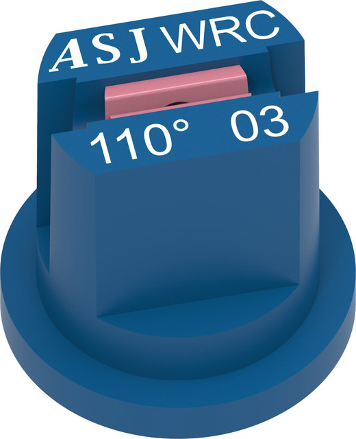 Ugello a ventaglio ad ampio spettro ceramico WRC 110° blu - Asj Spray-Jet