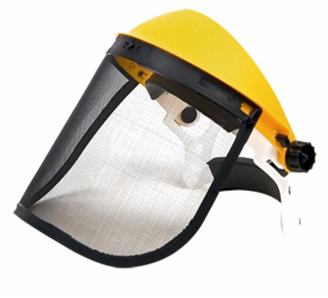 Visiera professionale protettiva dimensioni 30x20cm con fermatesta regolabile certificata CE - Ama