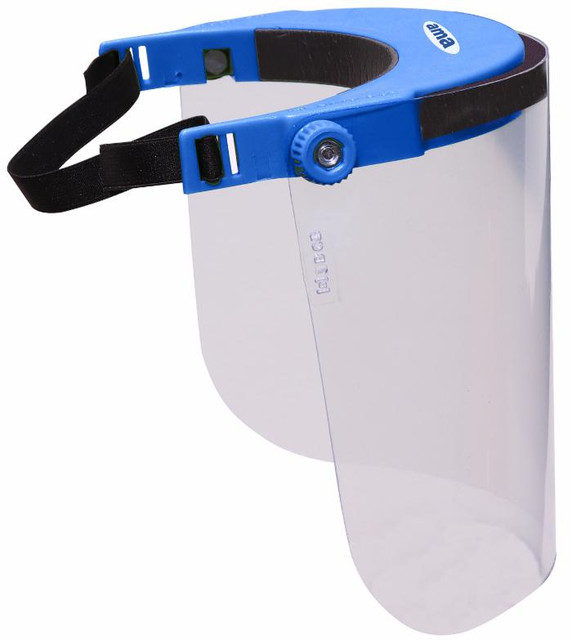 Visiera protettiva azzurra in policarbonato - Ama