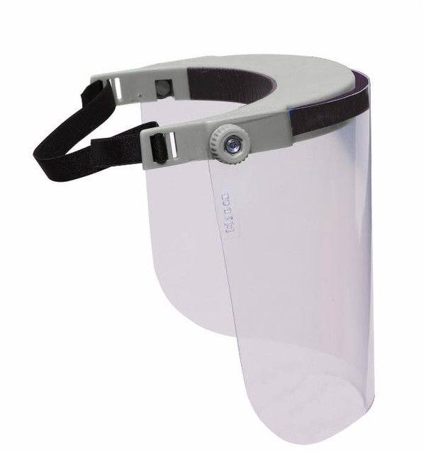 Visiera protettiva bianco spessore o,5mm in policarbonato - Ama