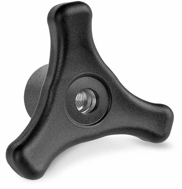 Volantino 3 bracci Ø 80mm con boccola M10 - Ama