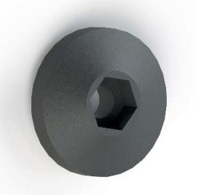 Borchia per cabine foro esagonale Ø 8,5mm - Ama