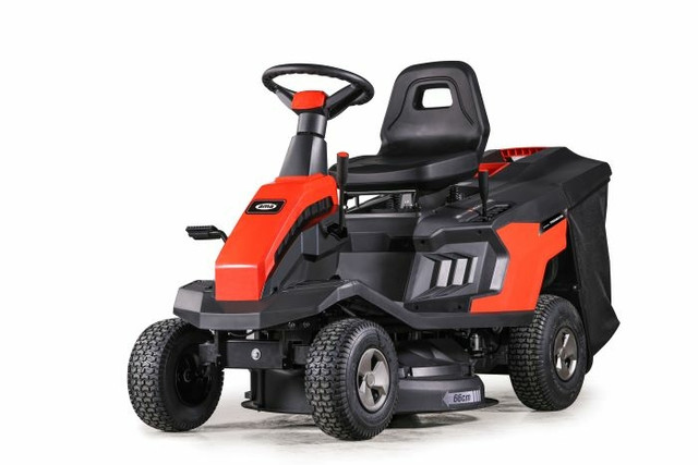 Trattorino rider Ama AR566L con cesto di raccolta da 150L 224cc - Ama