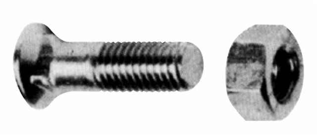 Bullone tspqst 120° M16x40 con dado sx - Ama