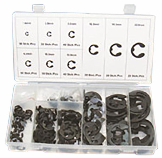 Assortimento anelli seeger 300 pezzi da 1,6mm a 22mm - Ama