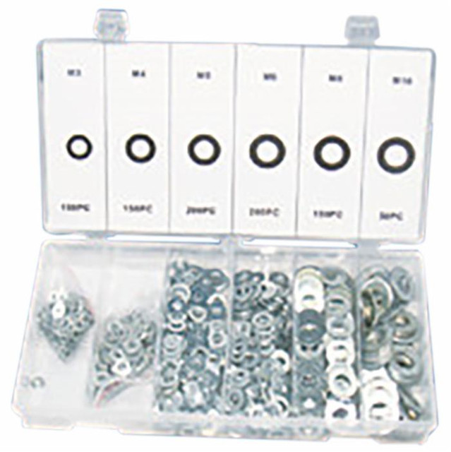 Assortimento rondelle piane da 900 pezzi - Ama