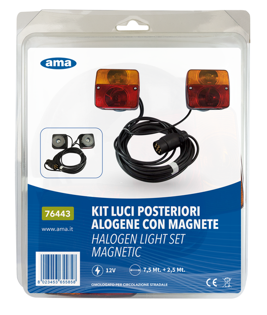 Kit luci magnetico  7,5/2,5m - Ama