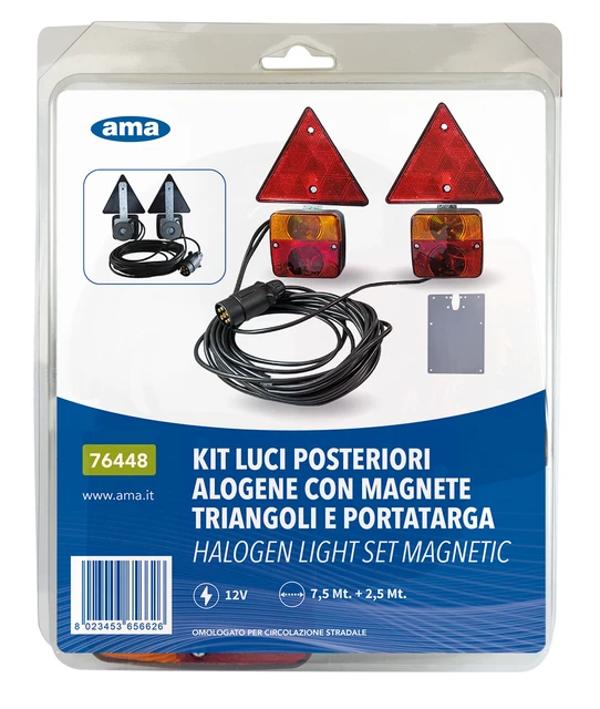Kit magnetico posteriore 7/2,5m - Ama