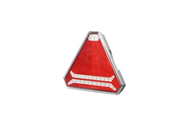 Fanale posteriore Ama a 32 LED 12-24V sx 6 funzioni luce per kit wireless art. 77001 - Ama